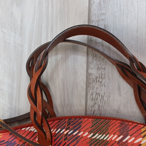 Dooney & Bourke Plaid Windsor Celeste Satchel - Picture 9 of 14